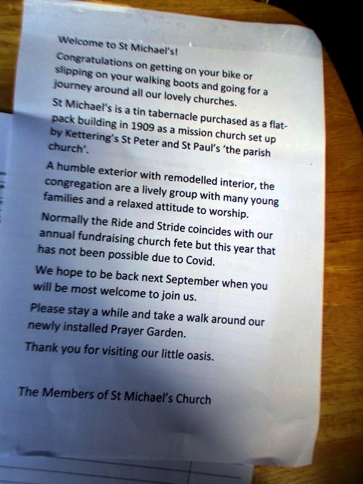 St Michael's welcome page